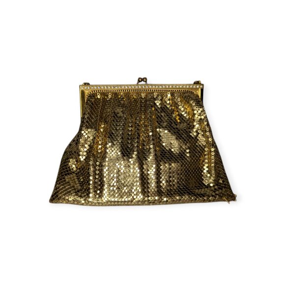 Vintage Whiting & Davis Gold Metal Mesh Handbag w/Original Comb, Change Purse - Picture 16 of 16